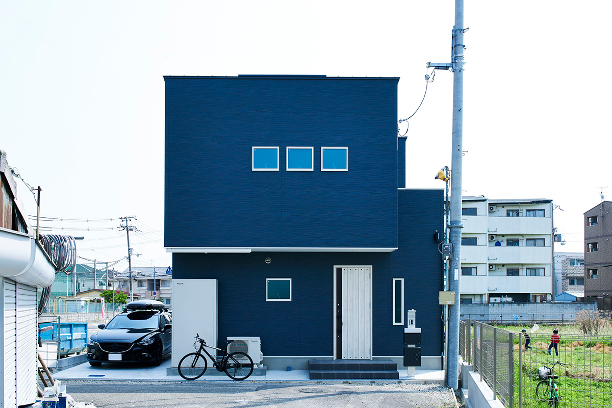 陽光たっぷりの明るい家