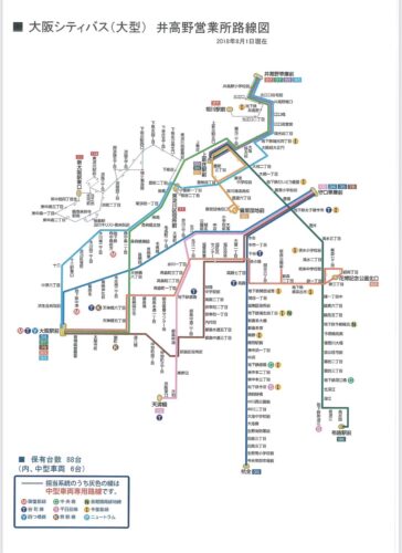 大阪シティバス　路線