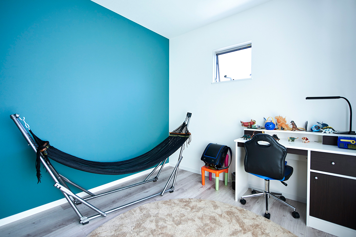 陽光たっぷりの明るい家