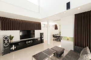 社長邸　リビング