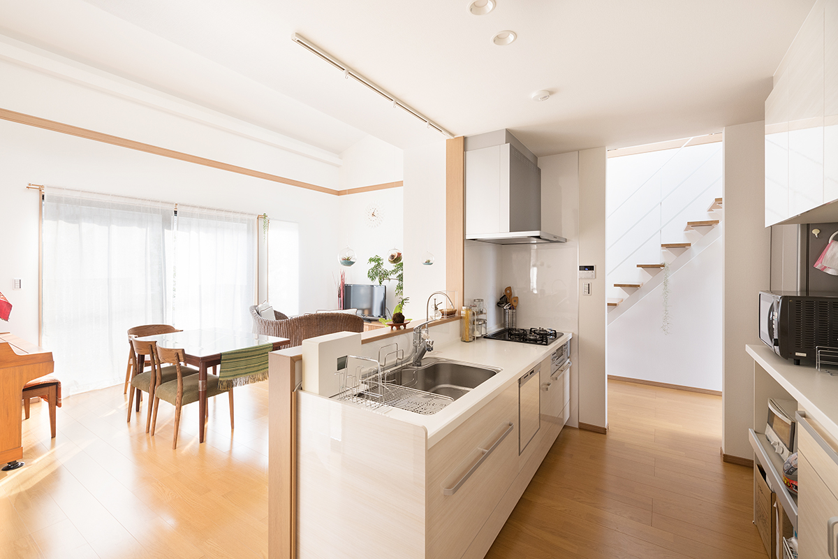 日差しが心地いい家