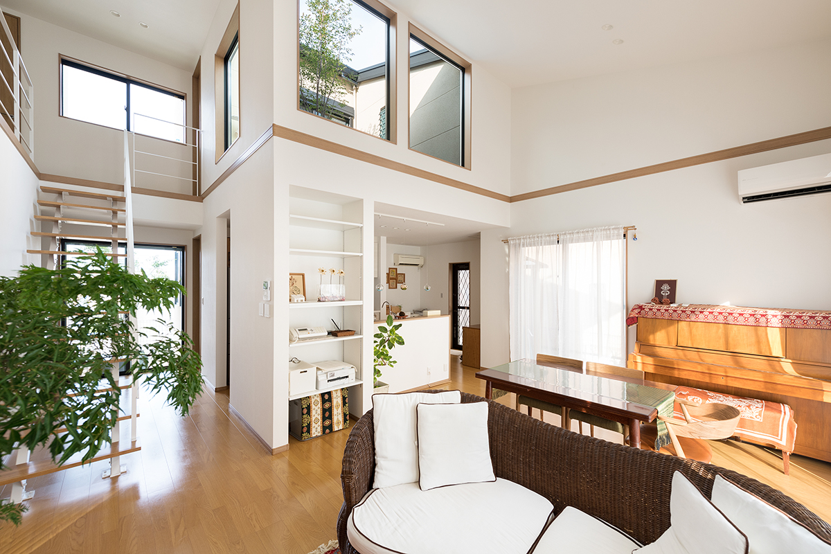 日差しが心地いい家