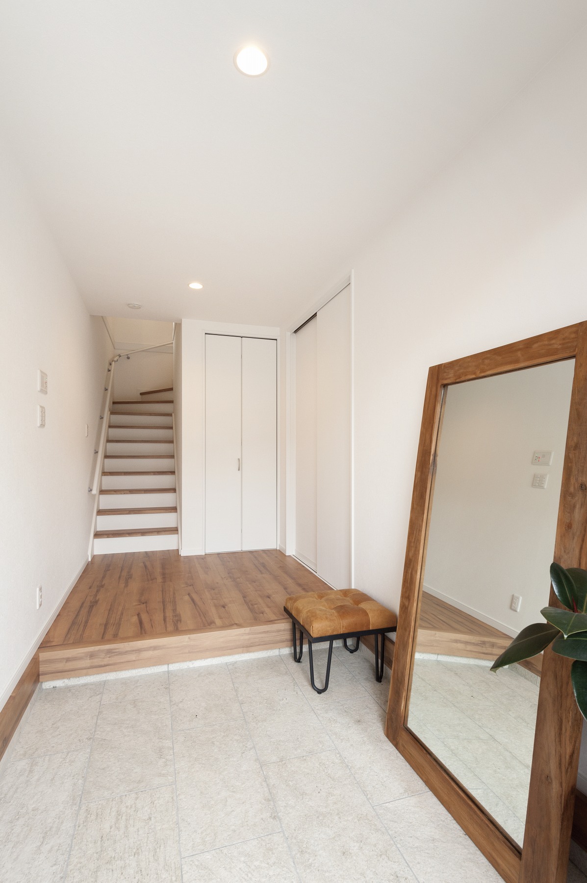 インナーガレージが自慢の家