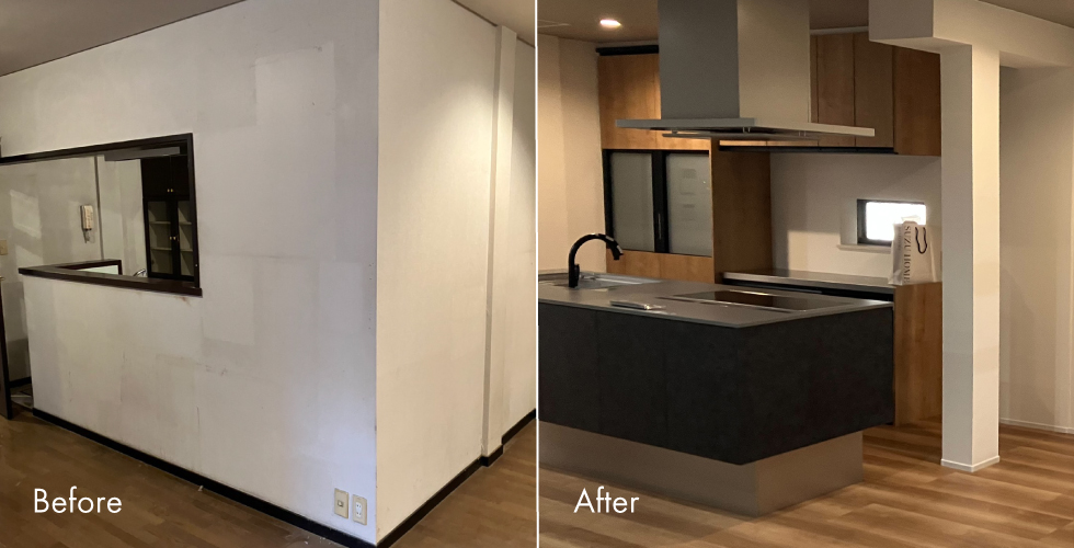 明るく暮らしやすい家に生まれ変わった家ビフォーアフター